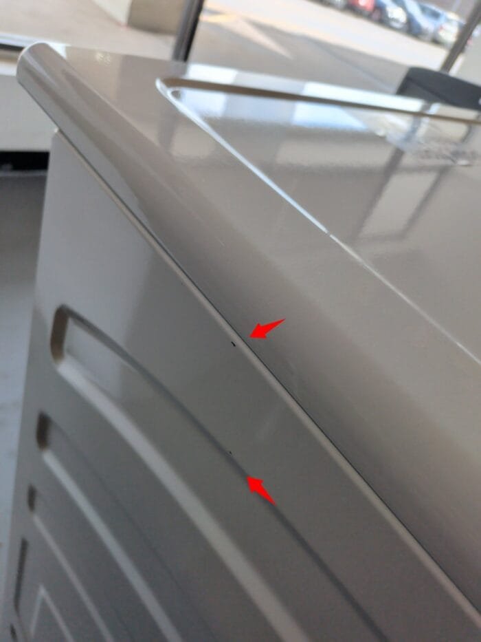 GE GFD55ESSNEW 7.8 cu. ft. Smart Front Load Electric Dryer in White with Sanitize Cycle, ENERGY STAR - Image 4