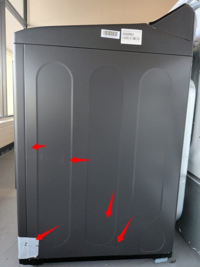 LG WT8400CB  5.5 cu. ft. Mega Capacity Smart Top Load Washer with Impeller, EasyUnload & AI Sensing and  DLE8400BE 7.3 cu. ft. Ultra Large Capacity Rear Control Electric Dryer with LG EasyLoad Door and AI Sensing (SET) - Image 12