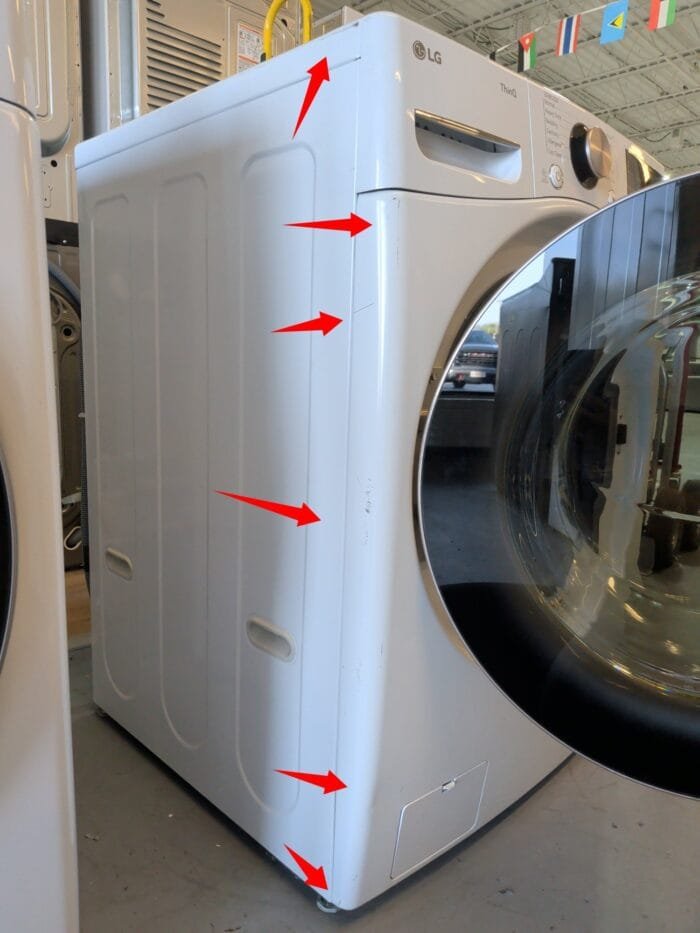 LG  WM4000HWA 4.5 cu. ft. Ultra Large Capacity Front Load Washer - White - Image 8