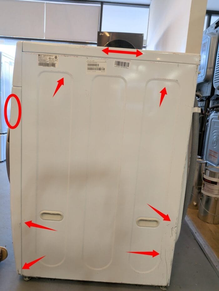 LG  WM4000HWA 4.5 cu. ft. Ultra Large Capacity Front Load Washer - White - Image 7