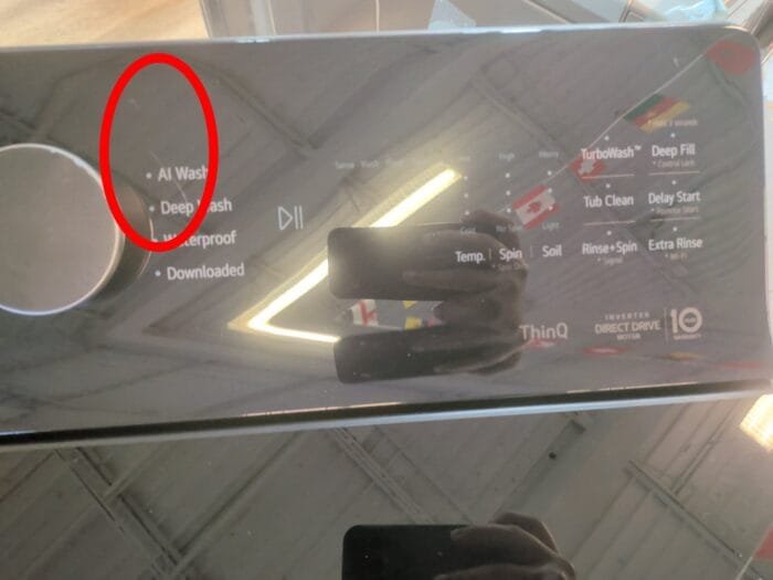 LG WT8405CB 5.3 cu. ft. SMART Top Load Washer in Matte Black with Agitator, Easy Unload and TurboWash3D Technology - Image 5