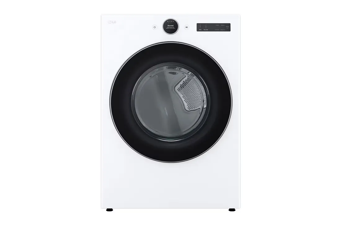 DLEX5500W LG DLEX5500W 7.4 cu. ft. Ultra Large Capacity Smart Front Load Electric ENERGY STAR Dryer with Sensor Dry & Steam Technology - Image 1