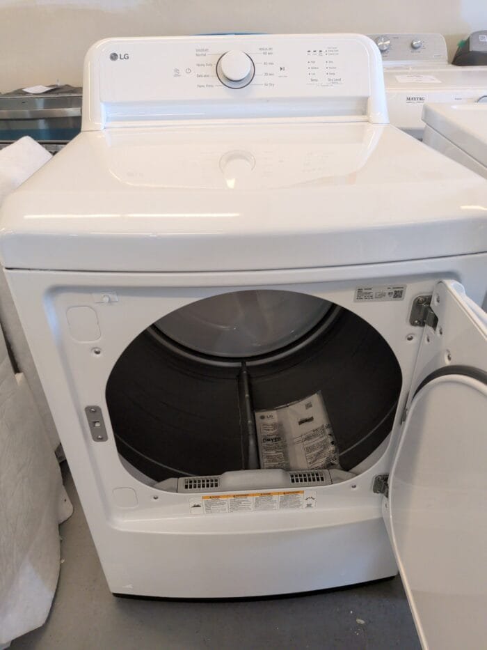 LG DLE6100W 7.3 cu. ft. Ultra Large Capacity Rear Control Electric ENERGY STAR Dryer with Sensor Dry - Image 4