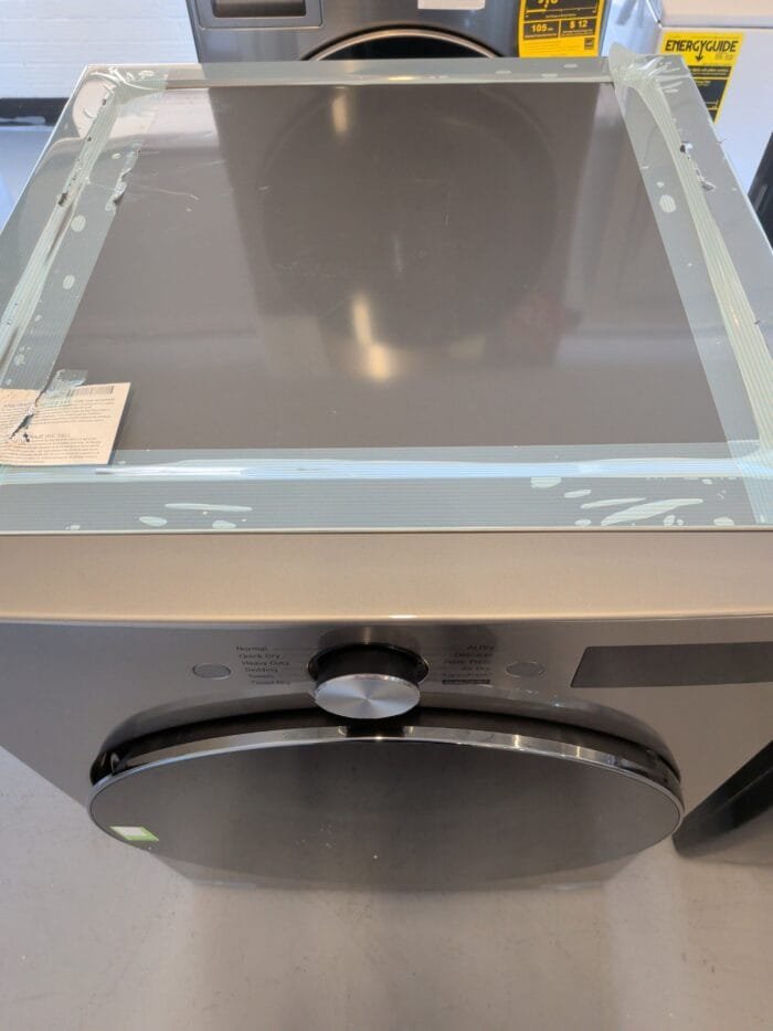 LG DLEX5800V 7.4 cu. ft. Ultra Large Capacity Smart Front Load Electric Dryer with TurboSteam AI Sensing and Hybrid Electronic Controls with LCD Display - Image 4