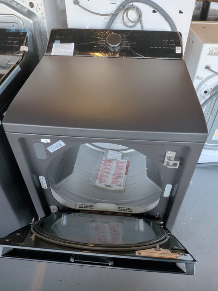 LG WT8400CB  5.5 cu. ft. Mega Capacity Smart Top Load Washer with Impeller, EasyUnload & AI Sensing and  DLE8400BE 7.3 cu. ft. Ultra Large Capacity Rear Control Electric Dryer with LG EasyLoad Door and AI Sensing (SET) - Image 6