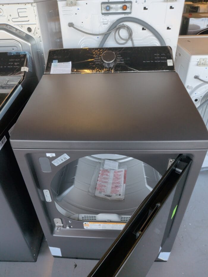 LG WT8400CB  5.5 cu. ft. Mega Capacity Smart Top Load Washer with Impeller, EasyUnload & AI Sensing and  DLE8400BE 7.3 cu. ft. Ultra Large Capacity Rear Control Electric Dryer with LG EasyLoad Door and AI Sensing (SET) - Image 7