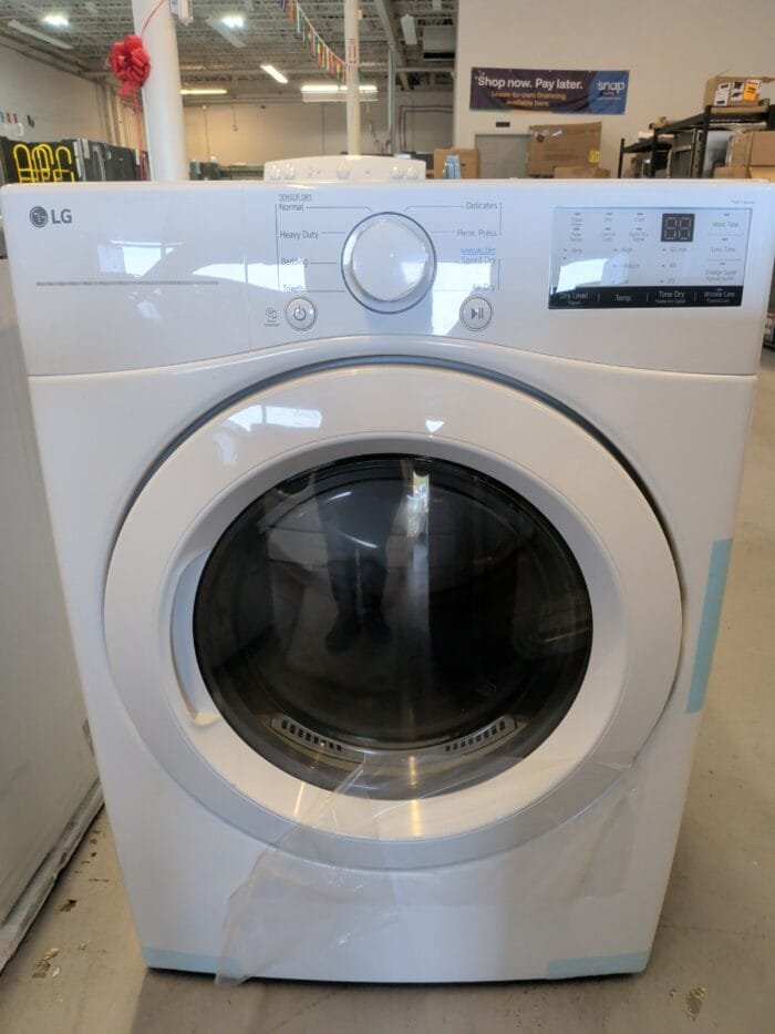 LG DLE3400W 7.4 cu. ft. Large Capacity Electric Dryer - White - Image 2