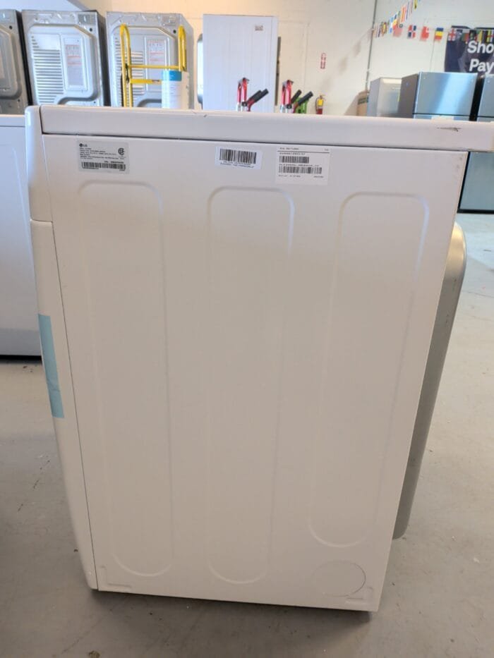 LG DLE3400W 7.4 cu. ft. Large Capacity Electric Dryer - White - Image 4