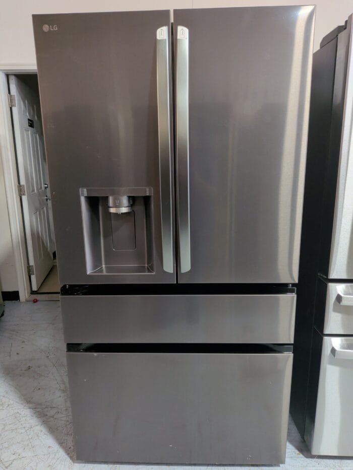 LG LF29H8330D 29 cu. ft. SMART Standard Depth MAX French Door Refrigerator with Full Convert Drawer in Black Stainless Steel - Image 2