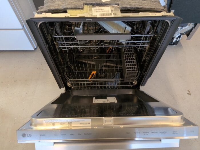 LG LDNTM545S 24 in. Top Control Smart Built-in 46 dBA Dishwasher in Stainless Steel with FlushFit Design and 1-Hour Wash and Dry - Image 3