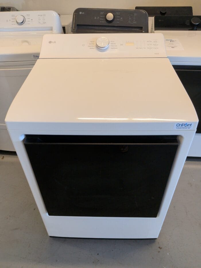 LG DLE8200W 7.3 cu. ft. Ultra Large Capacity Rear Control Electric Dryer with AI Sensing and ThinQ Smart Features - Image 2