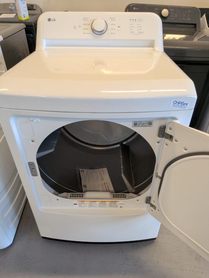 LG DLE6100W 7.3 cu. ft. Ultra Large Capacity Rear Control Electric ENERGY STAR Dryer with Sensor Dry - Image 3