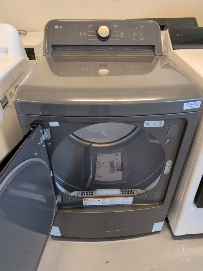 LG DLE6100M 7.3 cu. ft. Vented Electric Dryer in Monochrome Grey with Sensor Dry Technology - Image 3