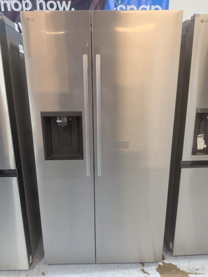 LG LS27T3230S 27 cu. ft. Standard-Depth, Side-by-side Refrigerator, with Ice and Water and Bar Handle Design - Image 2