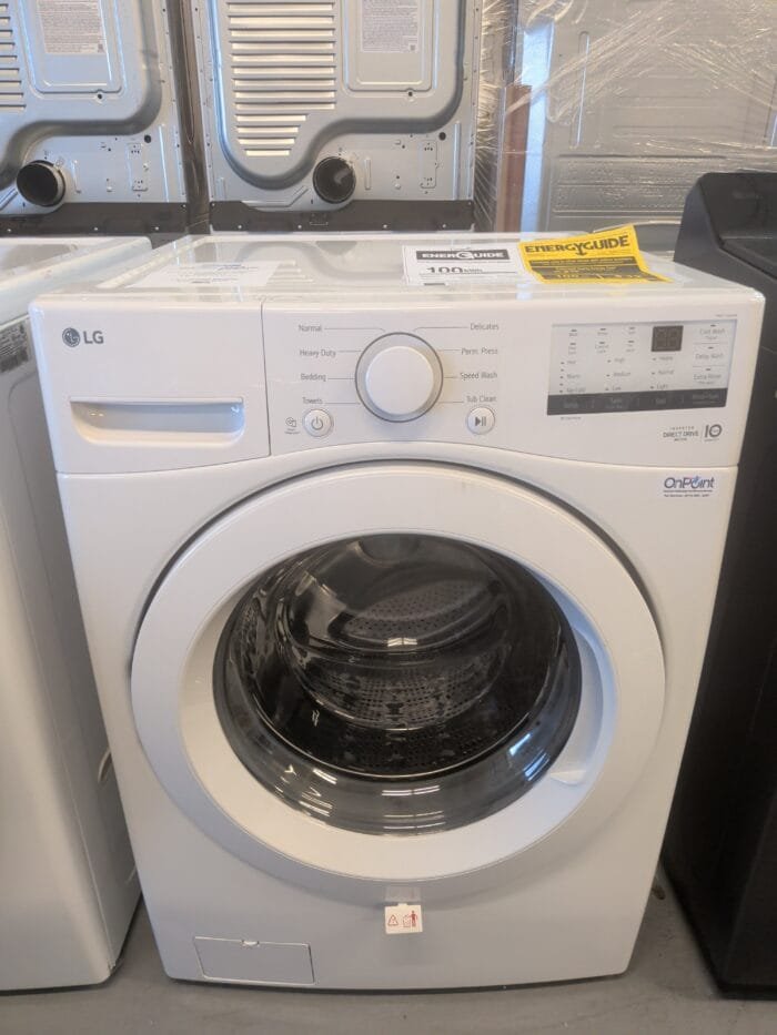 LG wm3400cw u. ft. Ultra Large Front Load Washer - Image 2