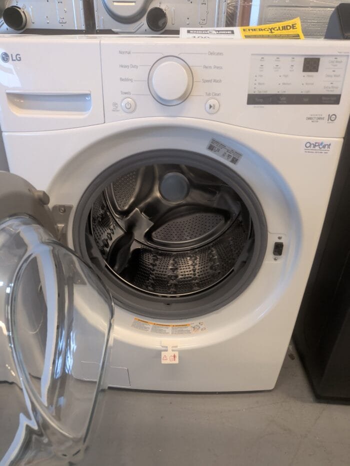 LG wm3400cw u. ft. Ultra Large Front Load Washer - Image 3