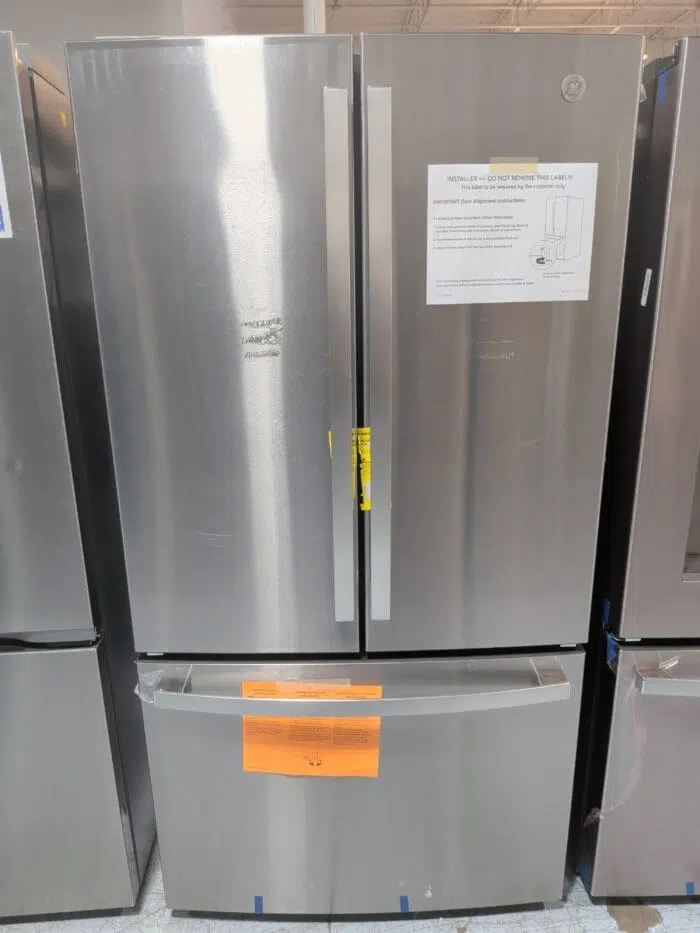 GE GWE22JYMFS ENERGY STAR 21.9 Cu. Ft. Fingerprint Resistant Counter-Depth French-Door Refrigerator - Image 2