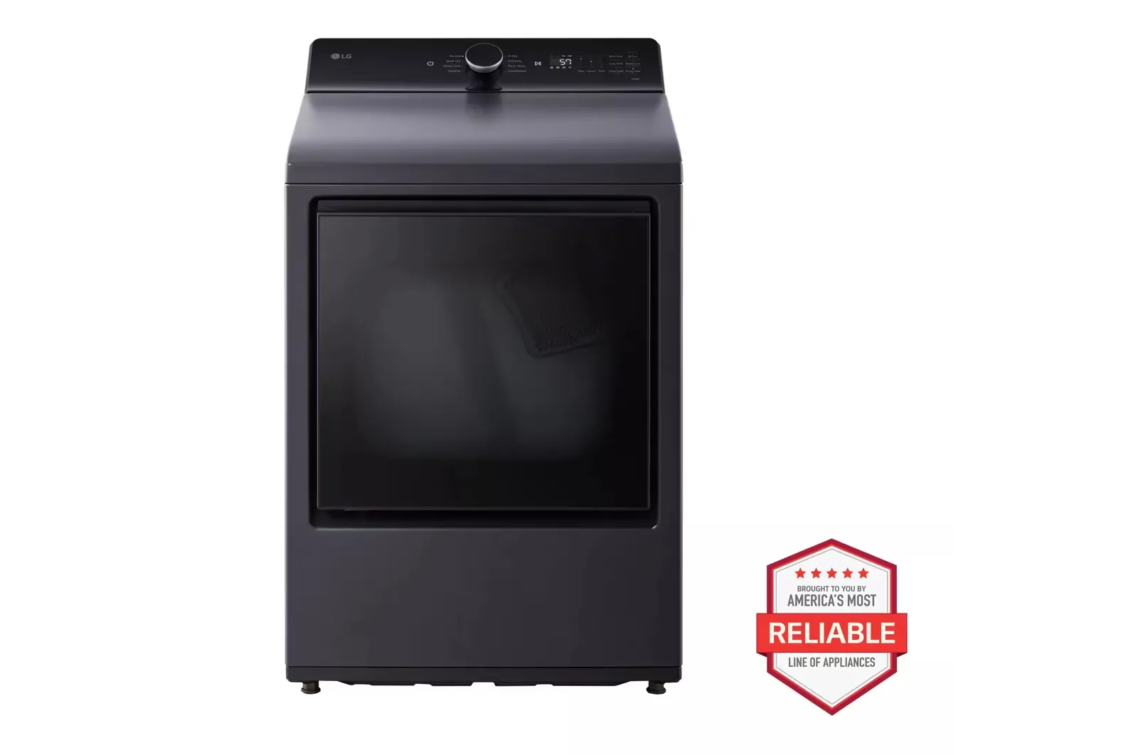 LG DLE8400BE LG DLE8400BE 7.3 cu. ft. Ultra Large Capacity Rear Control Electric Dryer with LG EasyLoad Door and AI Sensing - Image 1