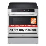 LG LSIL633TFE 6.3 cu. ft. SMART Induction Slide-In Range in PrintProof Stainless Steel with Convection, EasyClean, and Air Fry Tray
