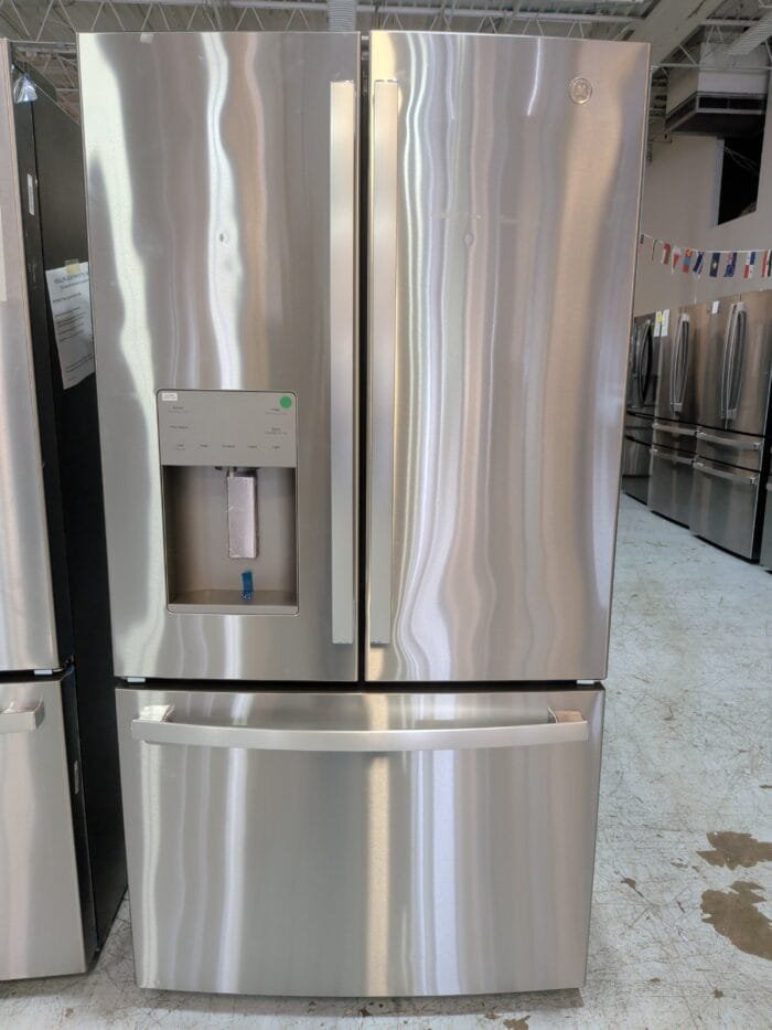 GE GYE21JYMES 20.6 Cu. Ft. Fingerprint Resistant Counter-Depth French-Door Refrigerator - Image 2