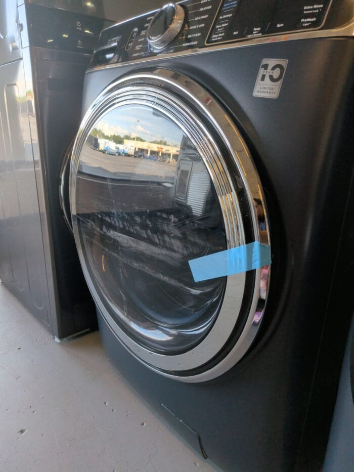 GE profile  PFD87ESPVRS 7.8 cu. ft. Capacity Smart Front Load Electric Dryer with Steam and Sanitize Cycle AND PFW870SPVRS 5.3 cu. ft. Capacity Smart Front Load Washer with UltraFresh Vent System+ with OdorBlock - Image 8