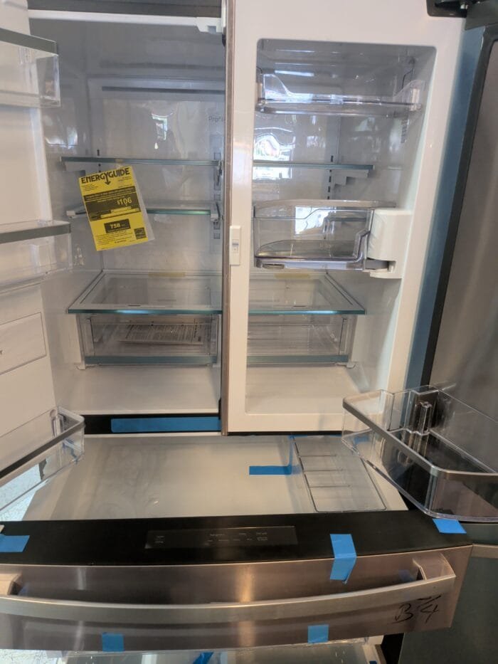 PVD28BYNFS GE Profile 27.9 Cu. Ft. Smart Fingerprint Resistant 4-Door French-Door Refrigerator with Door In Door - Image 3