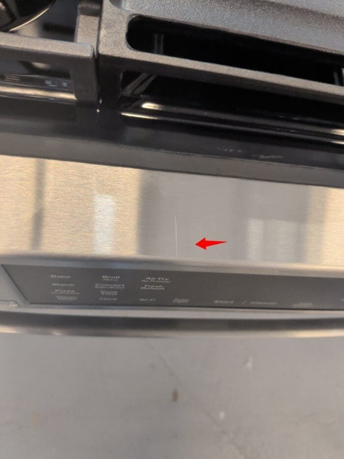 GE GGS600AVFS 30" Slide-In Front-Control Convection Gas Range with No Preheat Air Fry and EasyWash Oven Tray - Image 5