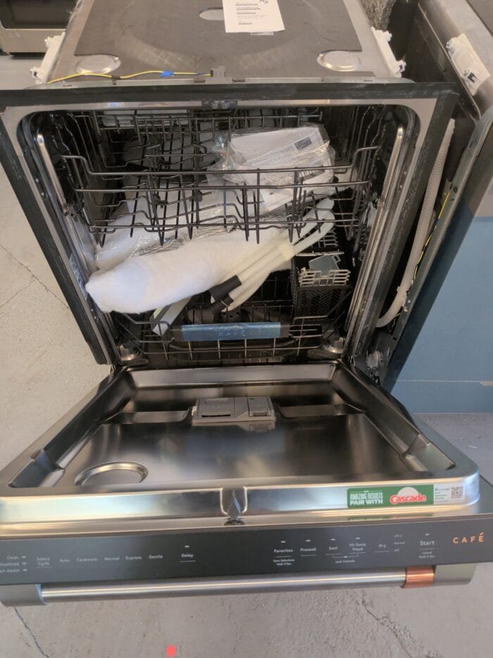 cafe CDT828P2VS1 24 in. Built-In Top Control 42 dBA Dishwasher in Stainless Steel with Stainless Steel Tub, Sliding 3rd Rack - Image 3
