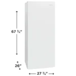 Frigidaire FFUE1326AW Frigidaire 13 Cu. Ft. Garage Ready Upright Freezer