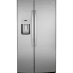 GE GZS22IYNGS 21.8 Cu. Ft. Counter-Depth Fingerprint Resistant Side-By-Side Refrigerator