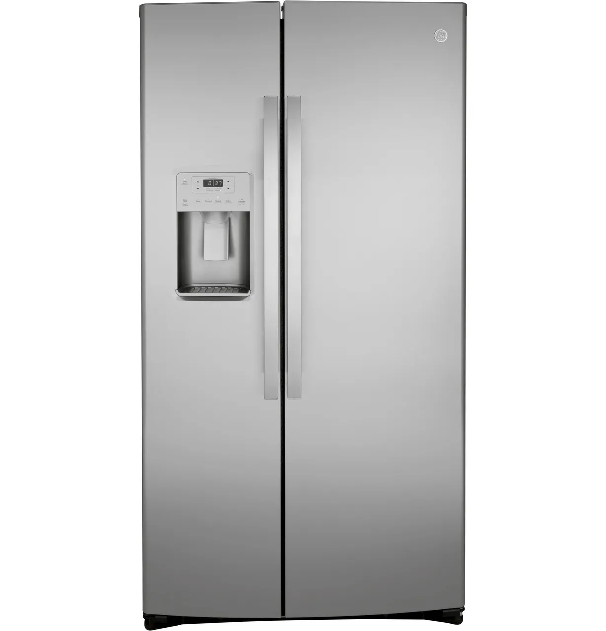 GE GZS22IYNGS GE GZS22IYNGS 21.8 Cu. Ft. Counter-Depth Fingerprint Resistant Side-By-Side Refrigerator - Image 1
