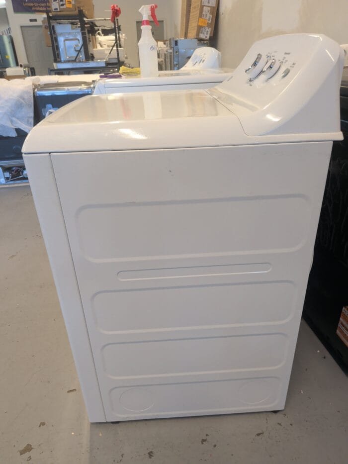GE GTX33GASK1WW 6.2 cu. ft. Gas Dryer in White - Image 7