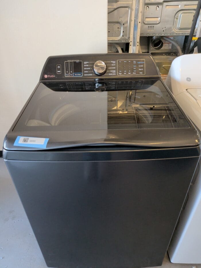 GE PROFILE PTW700BPTDG 5.4 cu. ft. High-Efficiency Smart Top Load Washer in Diamond Gray with Impeller, Quiet Wash Balacing Technology - Image 2