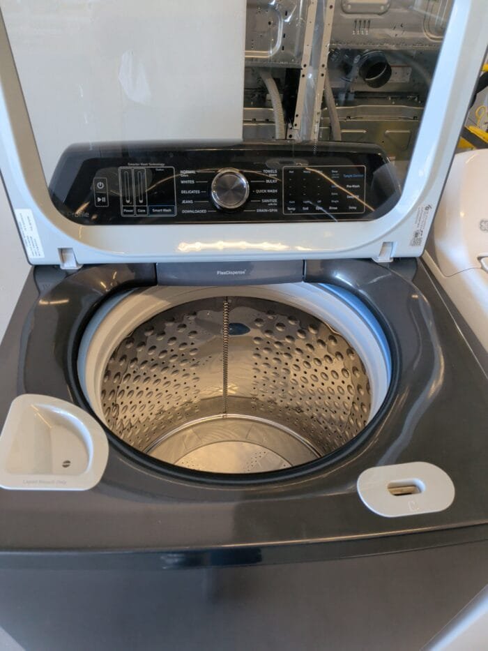 GE PROFILE PTW700BPTDG 5.4 cu. ft. High-Efficiency Smart Top Load Washer in Diamond Gray with Impeller, Quiet Wash Balacing Technology - Image 3