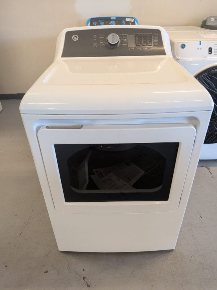 GE GDT58EBSV1WS 7.4 cu. ft. Electric Dryer with Sensor Dry in White - Image 2