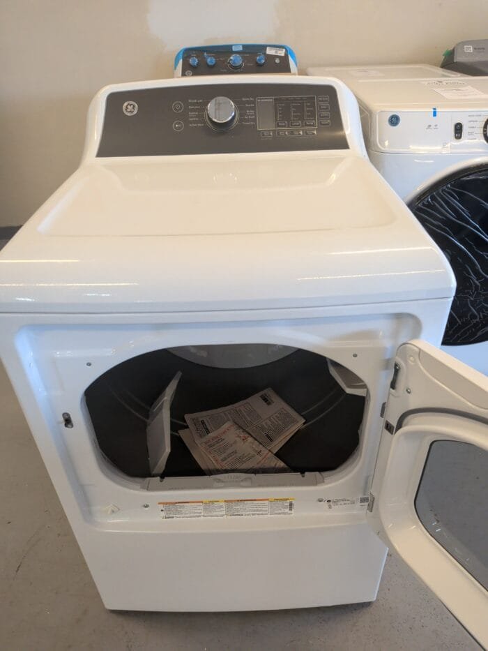 GE GDT58EBSV1WS 7.4 cu. ft. Electric Dryer with Sensor Dry in White - Image 5