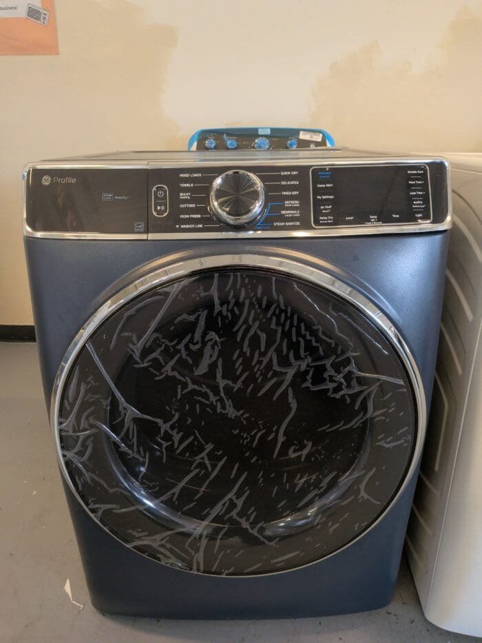 PFD87ESPVRS GE Profile 7.8 Cu. Ft. Capacity Smart Front Load Electric Dryer with Steam and Sanitize Cycle - Image 2