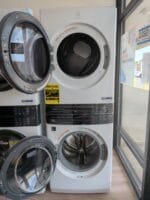 Frigidaire ELTE7600AW Electrolux 4.5 cu. ft. Stacked Unit Washer and 8.0 cu. ft. Electric Dryer Laundry Tower in White with SmartBoost Premixing - Image 3