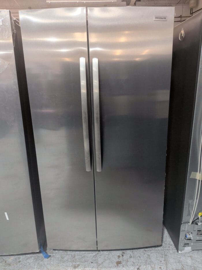 FRSN2610AF Frigidaire 36 in. 26 cu. ft. Standard Depth Side-by-Side Refrigerator in Smudge-Proof Stainless Steel with CrispSeal Crispers - Image 2