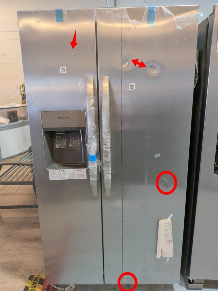 FRIGIDAIRE FRSS2623AS 25.6 Cu. Ft. 36" Standard Depth Side by Side Refrigerator - Image 6
