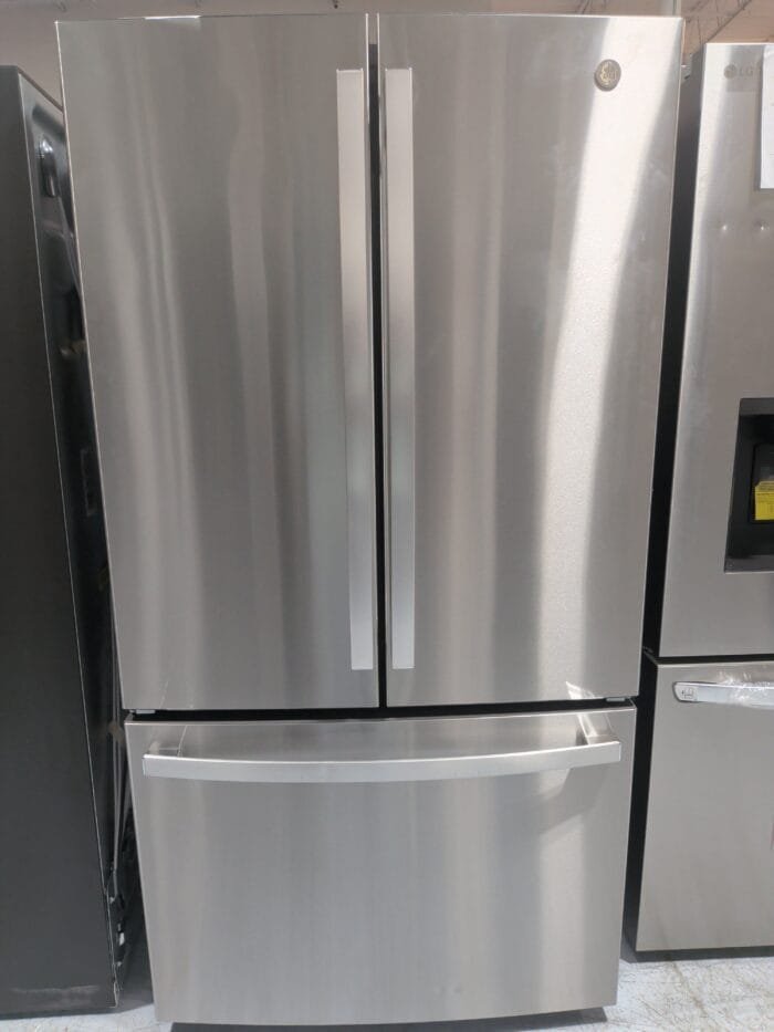 GE GWE22JYMFS 21.9 Cu. Ft. Fingerprint Resistant Counter-Depth French-Door Refrigerator - Image 2