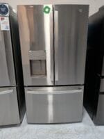GFE26JYMFS GE 25.6 Cu. Ft. Fingerprint Resistant Stainless Steel French Door Refrigerator - Image 2