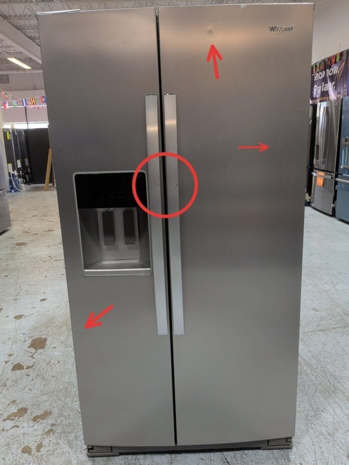 Whirlpool WRSC5536RZ Refrigerator #A4LIXO6X1X6A - Image 3